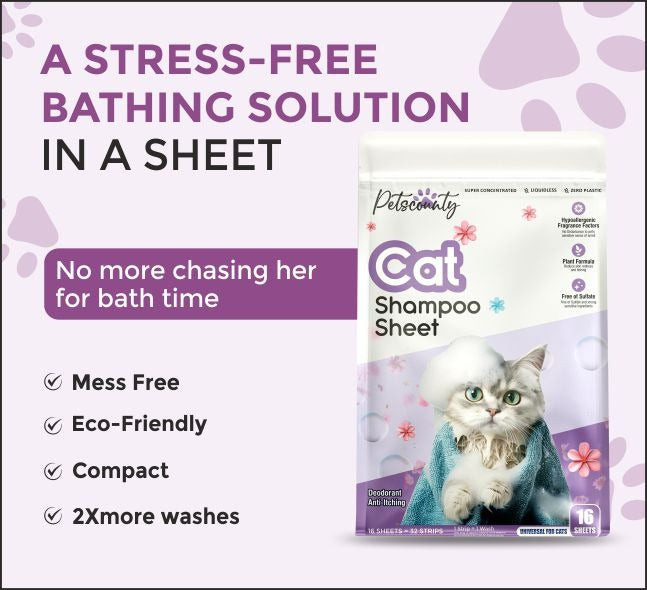 Cat Shampoo Sheets