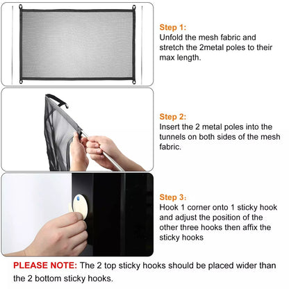 Dog Isolation Portable Folding Protective Net Safety Protection Dog Playpen Pet Isolation Network