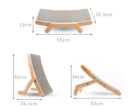 Deformation Cat Bed Vertical Corrugated Paper Grinding Claw Toy Replaceable Core Pet Products