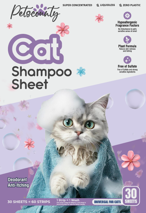 Cat Shampoo Sheets