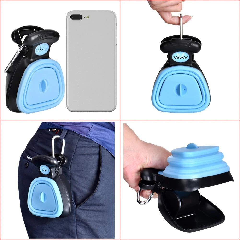 Pet Travel Foldable Pooper Scooper Dog Pooper Scooper For Large Dog-Portable Sanitary Dog Waste-Heavy Duty Dog Waste Cleaner