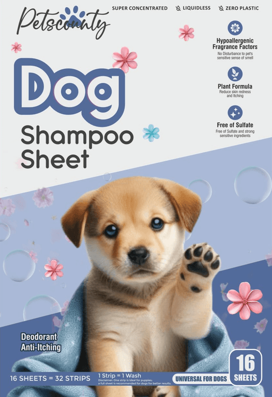 Dog Shampoo Sheets